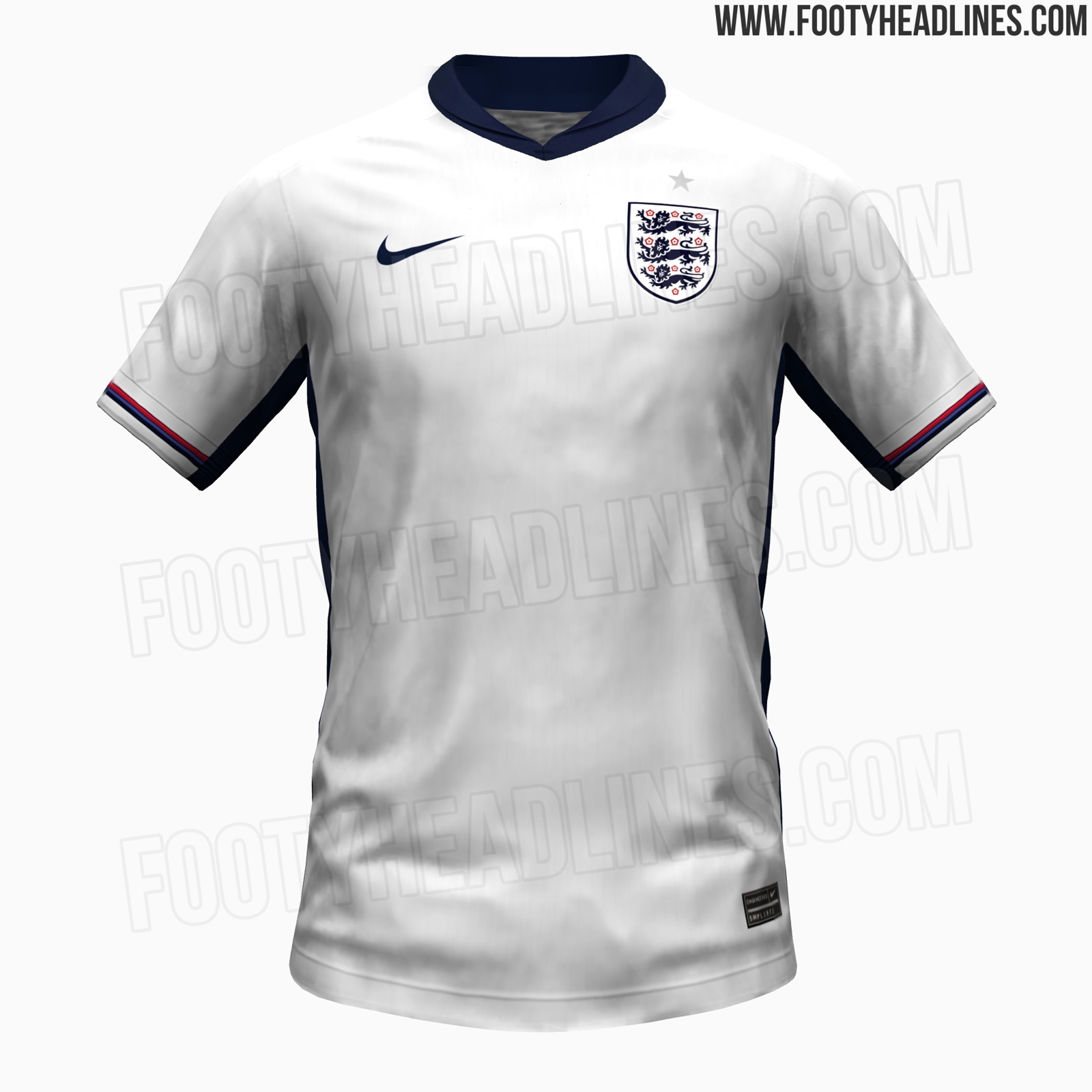 Nike England Euro 2024 Home Kit Leaked Many New Pictures Footy